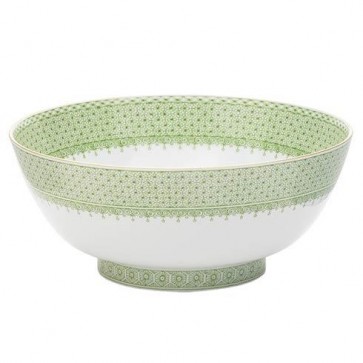 Lace Apple Green Round Bowl