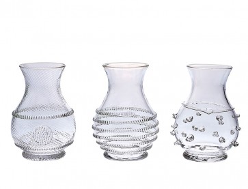 Mini Trio Vase Set Clear