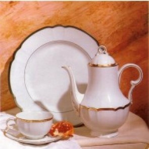 Colette Gold Tea Cup & Saucer