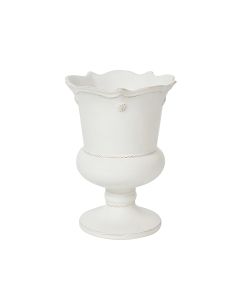 B&T White Garden 8" Vase