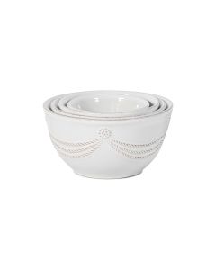 B&T Whitewash Nesting Bowl Set