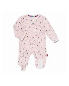 BaaBaa Baby Pink Footie 9-12m