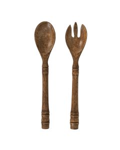 Bilbao Wood Salad Servers