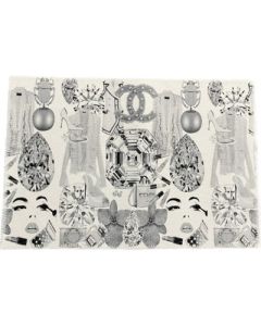Bougie Women Bk/Wh Vanity Tray