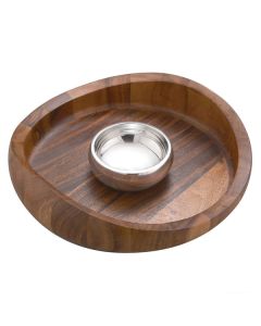 Butterfly Chip And Dip (Wood)