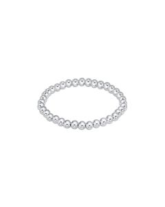 Classic 5Mm. Beads Sterling Bracelet