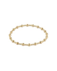 Dignity Sincerity 4Mm Gold Bracelet