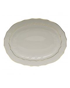 Golden Edge Platter 17" Oval
