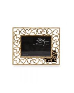 Heart Frame Gold 4X6"