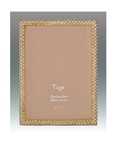 Jeweled Gold Frame 5X7"