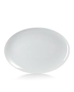 Loft White Oval Platter 16"