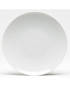 Loft White Salad Plate Round