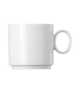 Loft White Stackable Coff Cup