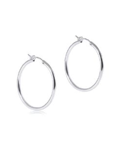 Round Silver 1.25" Hoop
