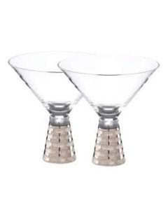 Truro Platinum Martini Pair